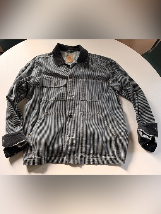 GAP Other - GAP Black & White Striped Chore Coat